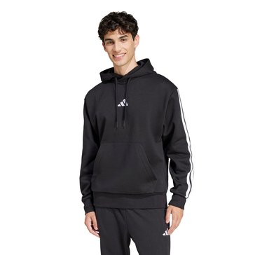 Adidas Men's 3 Striped Fleece Hoodie