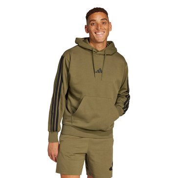 Adidas Men's 3 Striped Fleece Hoodie