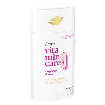 Dove Vitamin Care Raspberry and Rose Deodorant Stick