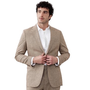 Banana Republic Men's Tailored Fit Herringbone Suit Jacket