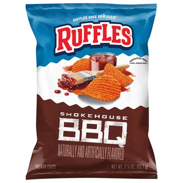 Ruffles Smokehouse BBQ Chips 2.25oz