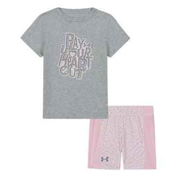 Under Armour Toddler Girls' Squared Out Short Sets