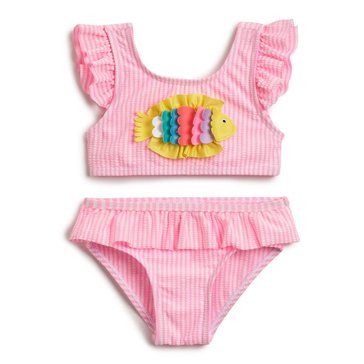 Wippette Toddler Girls' 3D Fish Swimsuit