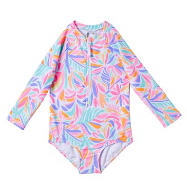 Kensie Girl Little Girls' Leaf Onesie Swimsuit