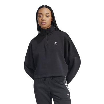 Adidas Women's Essentials Half Zip Fleece Jacket 