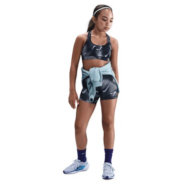 Nike Big Girls' Pro Veneer Swoosh Sports Bra