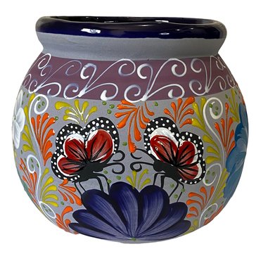 Talavera Colors Bella Especial Esfera 11.5-Inch Pot