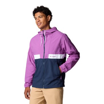 Columbia Men's Spire Valley Hooded Windbreaker 2Tone Jacket