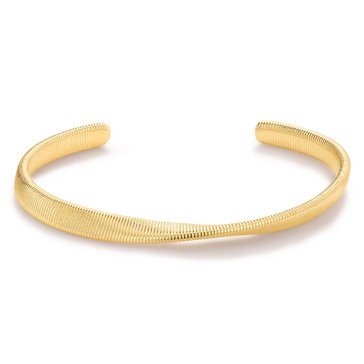 D. Louise Ribbed Twist Bangle Bracelet