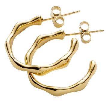 D. Louise Bamboo Hoop Earrings