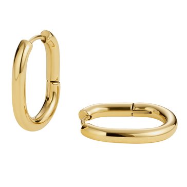 D. Louise Oval Hoop Earrings