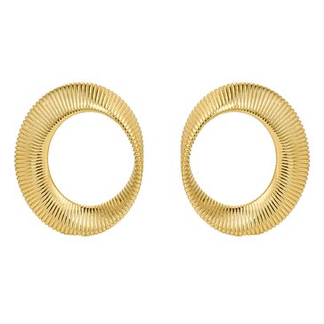 D. Louise Ribbed Twist Earrings
