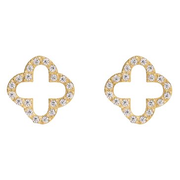D. Louise Pave Clover Stud Earrings