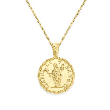 D. Louise Athena Coin Necklace