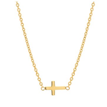 D. Louise Sideways Cross Necklace