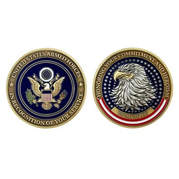 Navy Pride Armed Forces Recognition 2 Coin