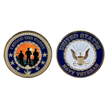 Navy Pride Navy I Stood The Watch 2 Coin
