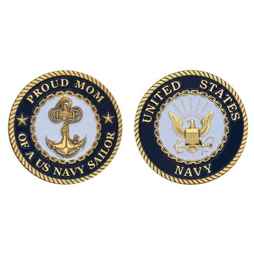 Navy Pride Proud Navy Mom 2 Coin