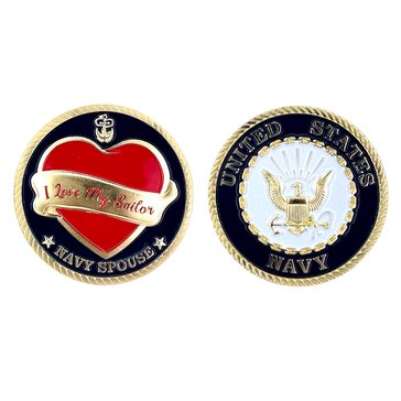 Navy Pride Navy I Love My Sailor 2 Coin