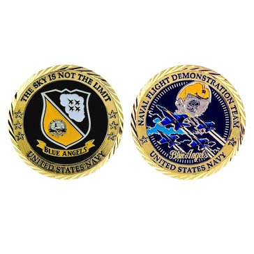 Navy Pride Blue Angels Sky Is Not The Limit 2 Coin