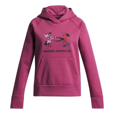 Under Armour Big Girls' Filled Logo Rival Fleece Hoodie