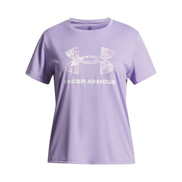 Under Armour Big Girls' Tech Filled Logo Tee