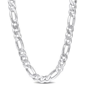 Sofia B. 12.3mm Flat Figaro Chain Necklace