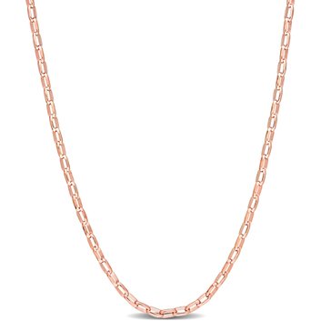 Sofia B. Fancy Rectangular Rolo Chain Necklace