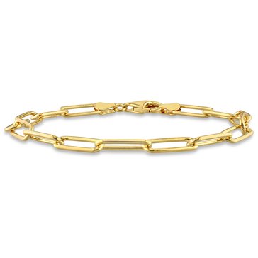 Sofia B. 5mm Polished Paperclip Chain Bracelet