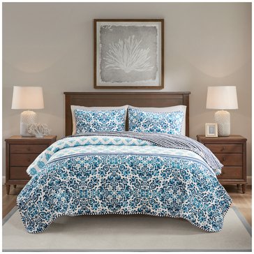 Harbor Home Marina 3 Piece Quilt Set
