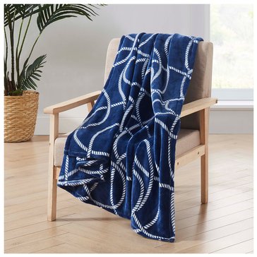 Harbor Home Coastal Plush Throw Rope