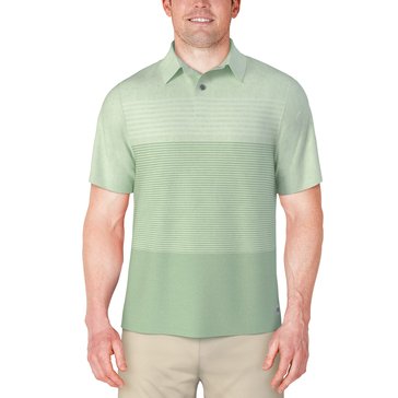 PGA Tour Men's Distressed Stripe Printed Polo 