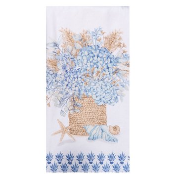 Kay Dee Beach Vibes Hydangea Bouquet Terry Towel
