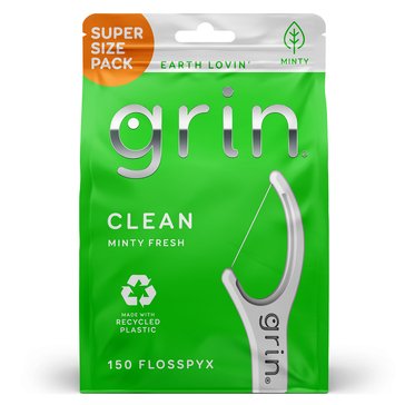 Grin Oral Care Fine Floss Picks