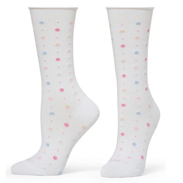 Hue Women's Jeans Crew Sock 