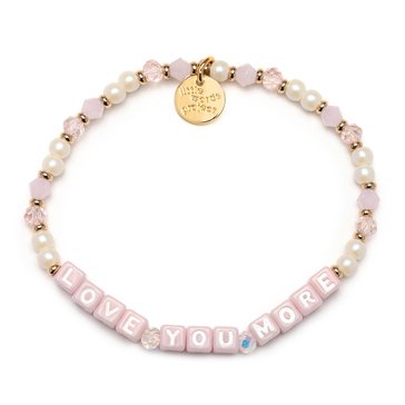Little Words Project Love You More Stretch Beaded Bracelet