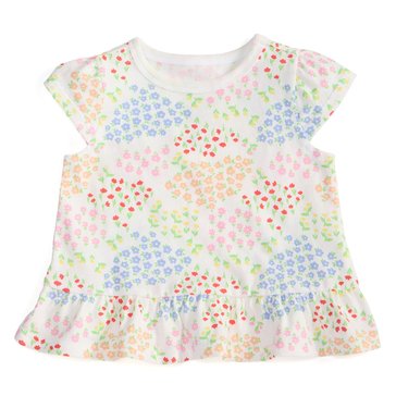 Wanderling Baby Girls' Flower Garden Tee