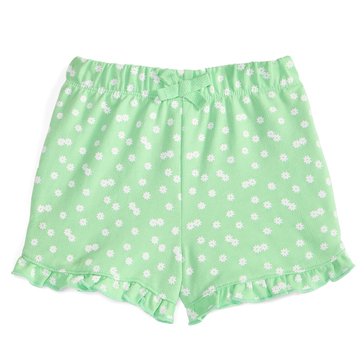 Wanderling Baby Girls' French Terry Daisy Dot Short