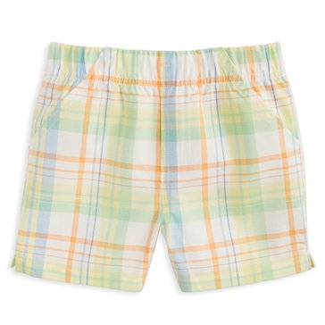 Wanderling Baby Boys' Sun Plaid Twill Short