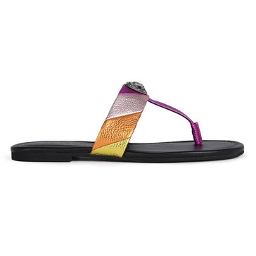 Kurt Geiger Women's Kensington T-Bar Print Sandal