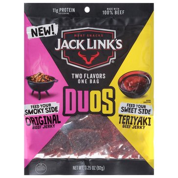 Jack Link's Original and Teriyaki Beef Jerky, 3.25oz