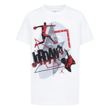 Jordan Big Boys' Short Sleeve 3 Peat Tee