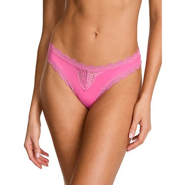 Victoria's Secret Womens Dream Angels Lace Trim Thong