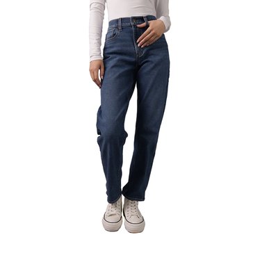 AE Women's Stretch Super High-Waisted Ankle Straight Jeans