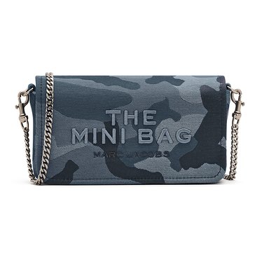 Marc Jacobs The Mini Bag Camo Jacquard Denim Camo