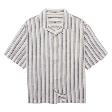 AE Men's Short Sleeve Linen Shirt