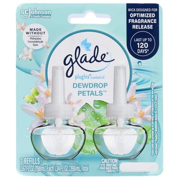 Glade Dew Drop Petals Plug-In Scented Oil Refill