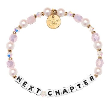 Little Words Project Next Chapter Beaded Stretch Bracelet