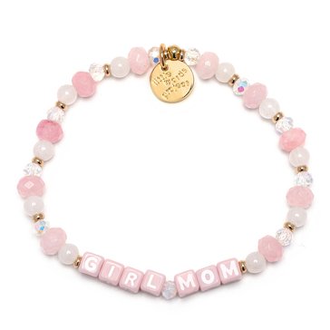 Little Words Project Girl Mom Beaded Stretch Bracelet