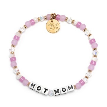 Little Words Project Hot Mom Beaded Stretch Bracelet